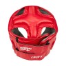 Кикбоксерский шлем CROWN красный