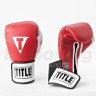 Перчатки тренировочные TITLE Gel World красный
